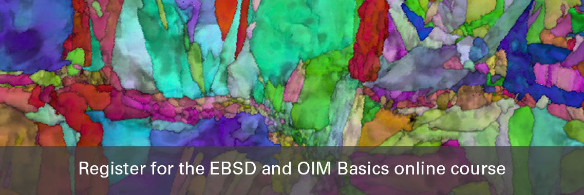 Register for the EBSD and OIM Basics online course