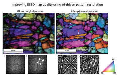 Advancing EBSD for beam-sensitive materials: From noise to insights